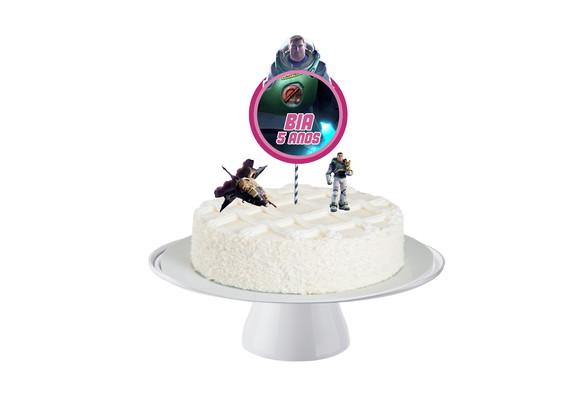 Kit Festa Buzz Lightyear Rosa