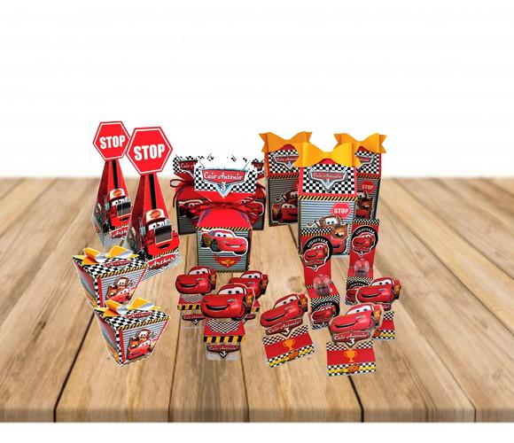 Kit Festa Carros - Lembrancinhas Mcqueen