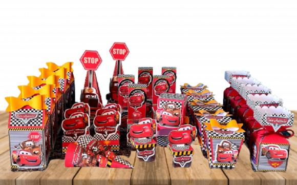 Kit Festa Carros Mcqueen