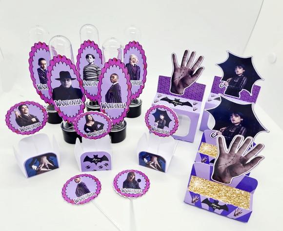 Kit Festa Completa Wandinha Addams
