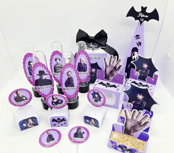 Kit Festa Completa Wandinha Addams