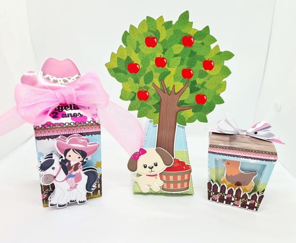Kit Festa Fazendinha Rosa Lembrancinhas