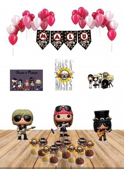 Kit Festa Guns N' Roses