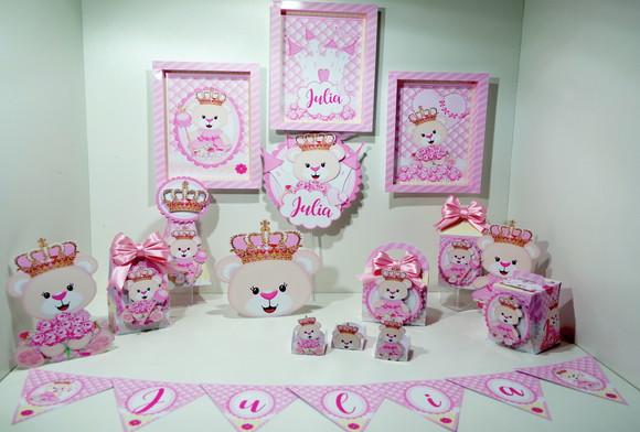 Kit Festa Ursinha Realeza