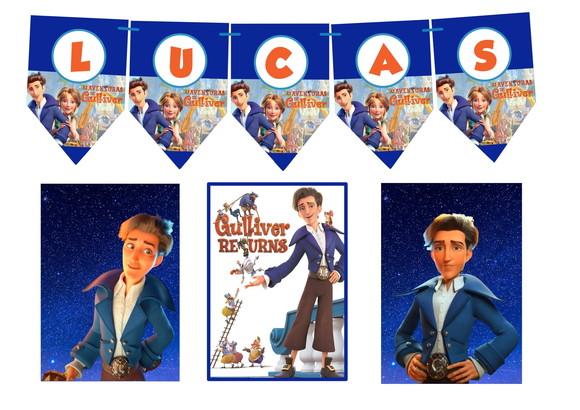 Kit Festinha as Aventuras de Gulliver