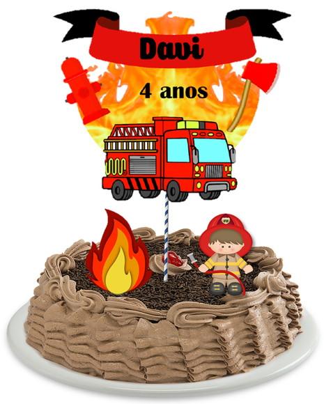 Kit Festinha Bombeiros