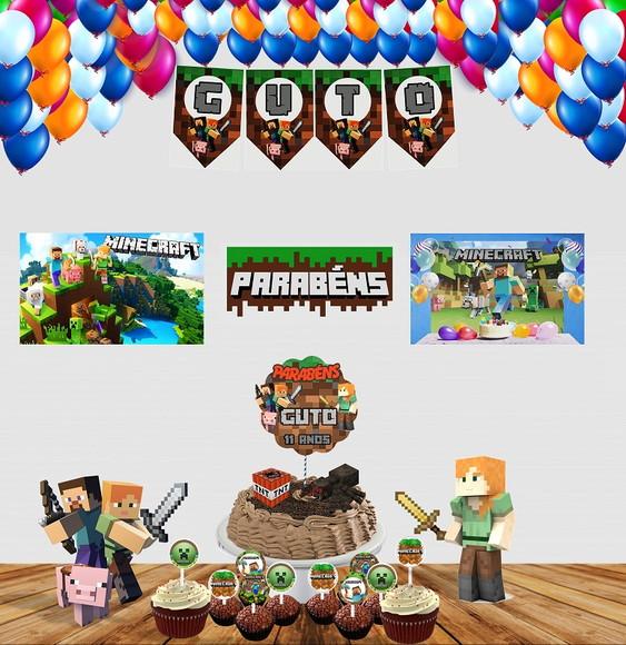 Kit Festinha Minecraft