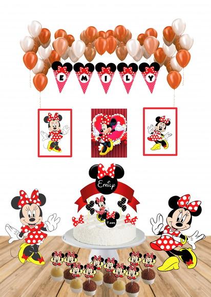 Kit Festinha Minnie Vermelha