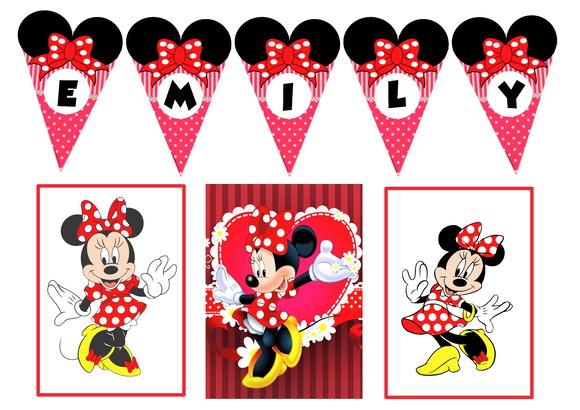 Kit Festinha Minnie Vermelha