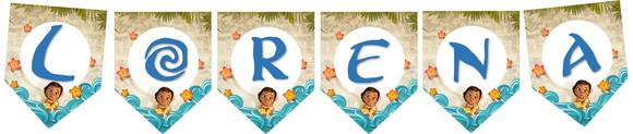 Kit Festinha Moana Baby