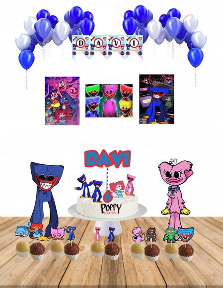 Kit Festinha Poppy Playtime Huggy Wuggy