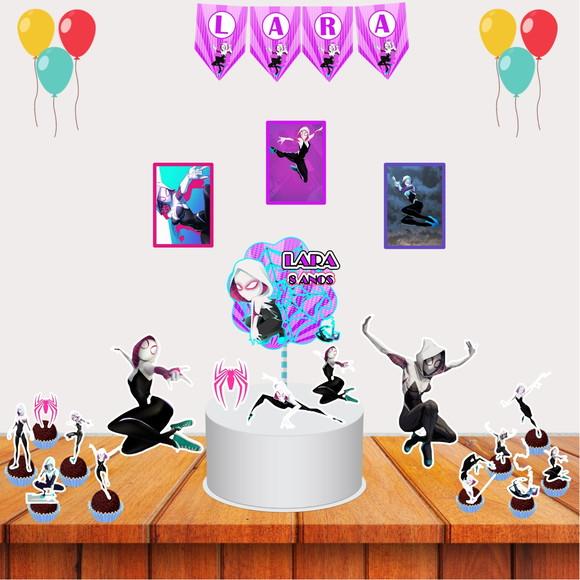 Kit Festinha Spider Gwen