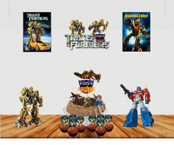 Kit Festinha Transformers Bumblebee