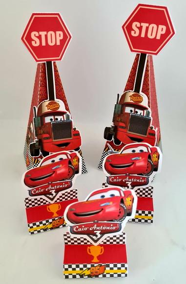 Kit Lembrancinhas Carros - Relâmpago Mcqueen (cone)