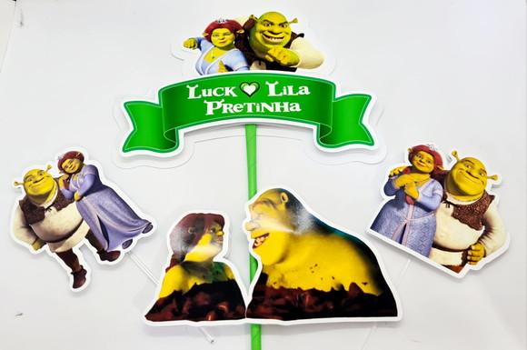 Kit Lembrancinhas Shrek e Fiona