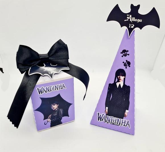 Kit Lembrancinhas Wandinha Addams