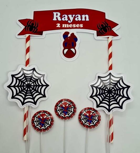 Kit Mesversário Homem Aranha Cute