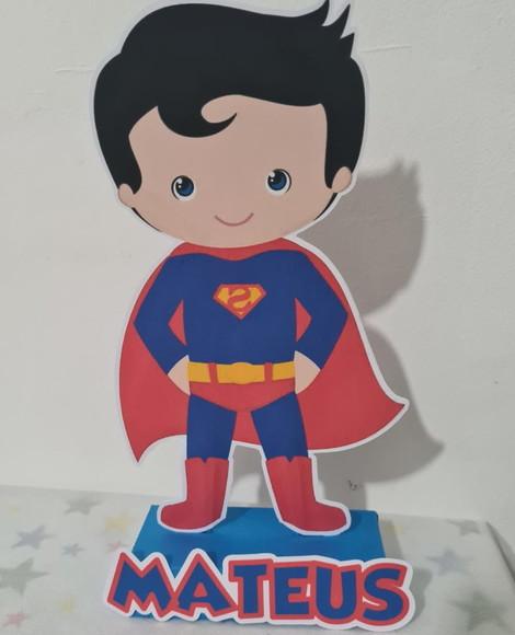 Kit Mesversário Superman Baby