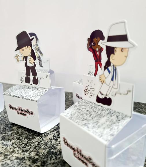 Kit Mini Lembrancinhas Michael Jackson