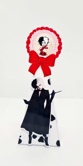 Kit Topo e Caixas Cone Cruella