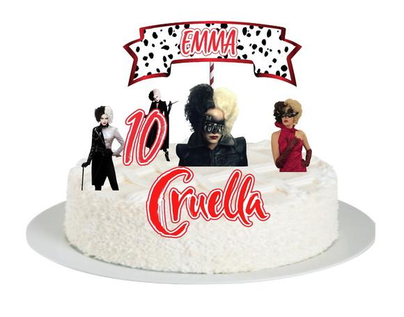 Kit Topo e Caixas Cone Cruella