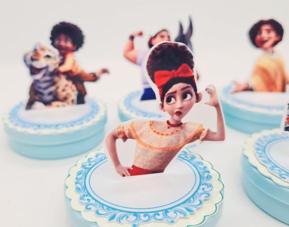 Latinha Acrílica Encanto Disney Azul