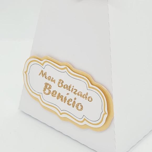 Lembrancinha Batizado - Caixa Pirâmide Batizado
