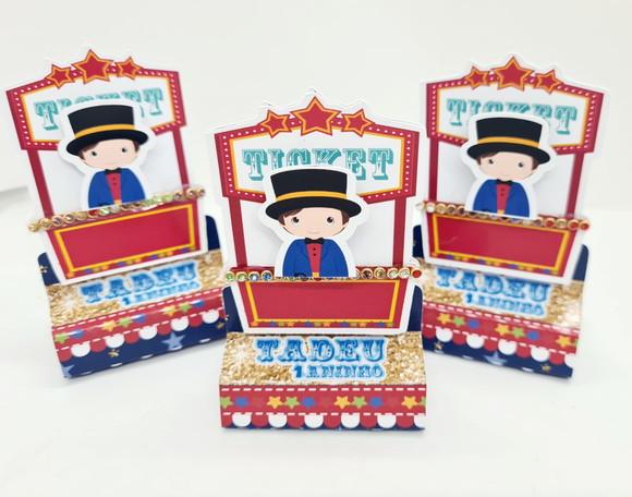 Porta Bis Duplo Circo Azul