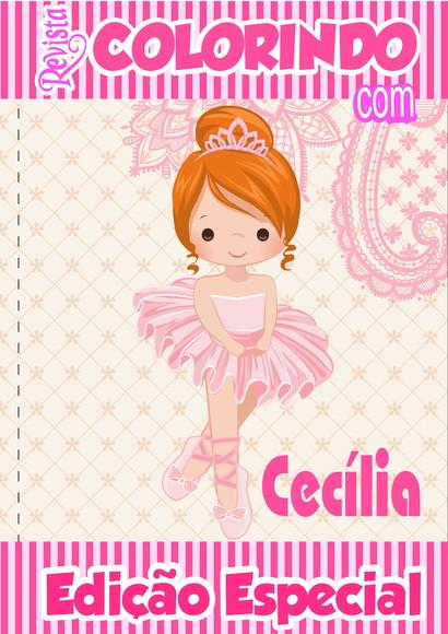 Revistinha de Colorir Bailarina