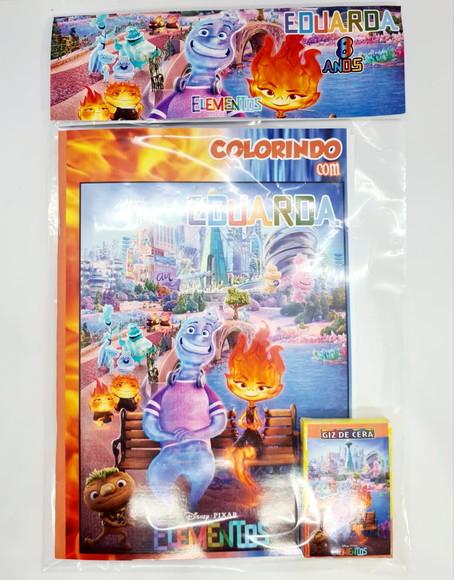 Revistinha de Colorir Elementos Disney