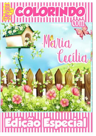 Revistinha de Colorir Jardim Encantado