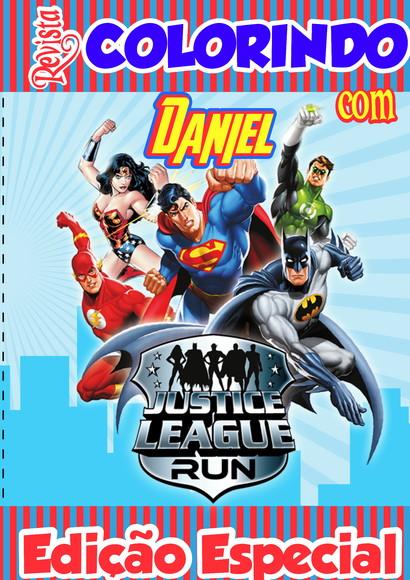 Revistinha de Colorir Liga da Justiça