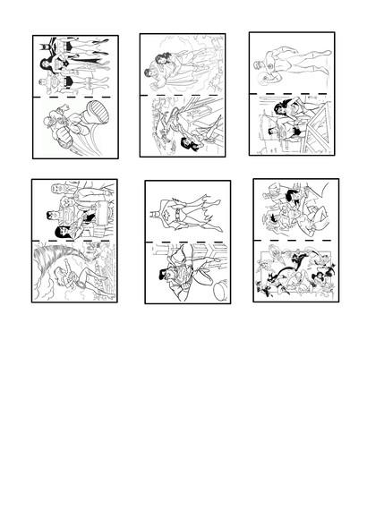 Revistinha de Colorir Liga da Justiça