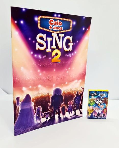 Revistinha de Colorir Sing 2
