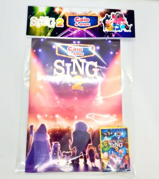 Revistinha de Colorir Sing 2