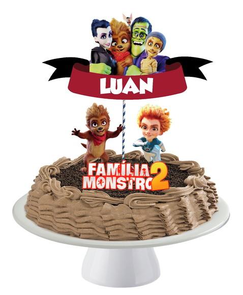 Só Um Bolinho Família Monstro 2 - Kit Festa Família Monstro
