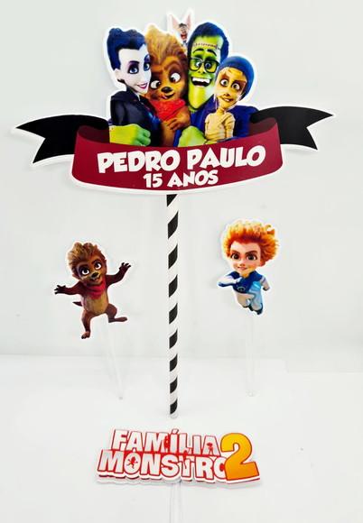 Só Um Bolinho Família Monstro 2 - Kit Festa Família Monstro