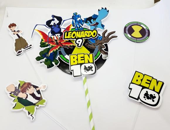 Topo de Bolo Ben 10