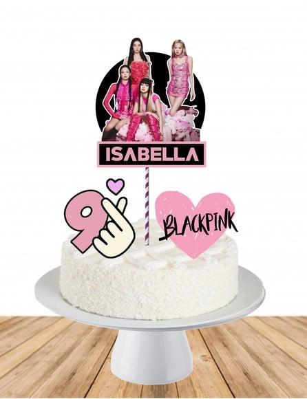 Topo de Bolo Blackpink