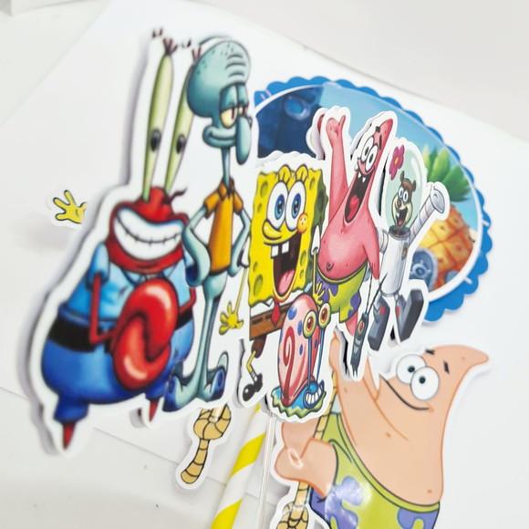Topo de Bolo Bob Esponja