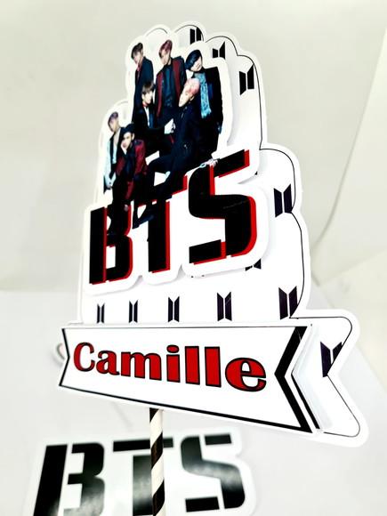 Topo de Bolo Bts