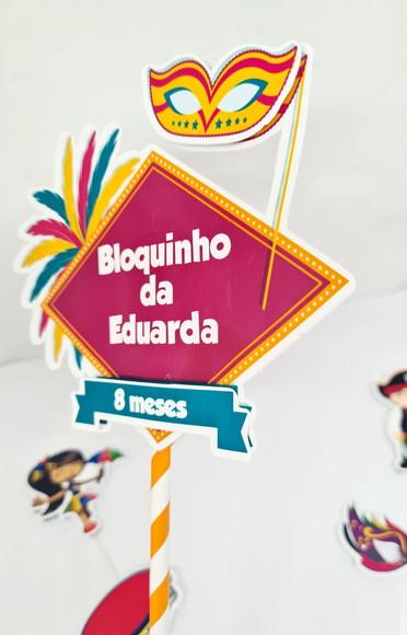 Topo de Bolo Carnaval