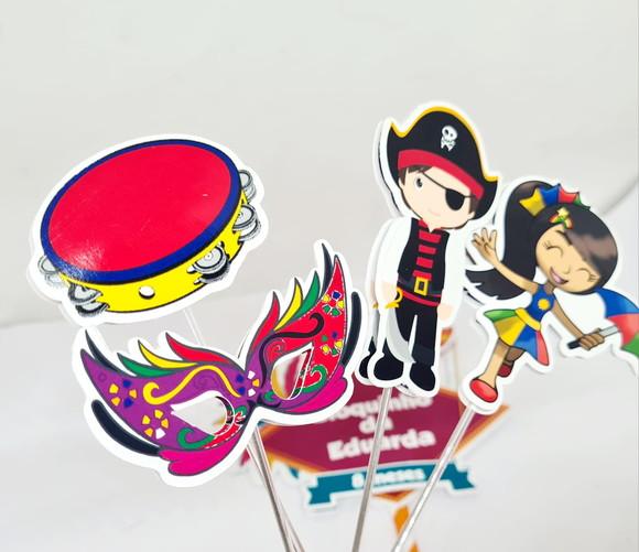 Topo de Bolo Carnaval