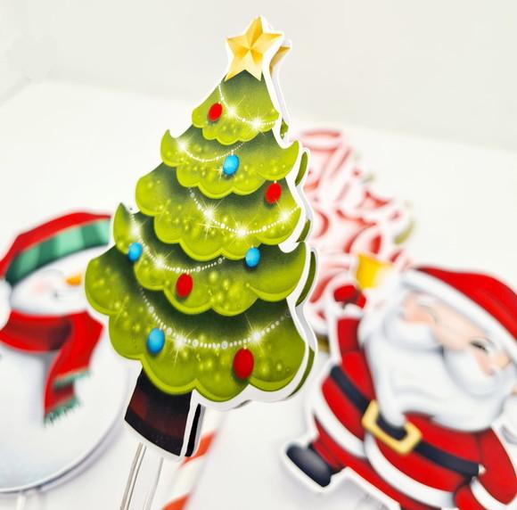 Topo de Bolo e Display Feliz Natal