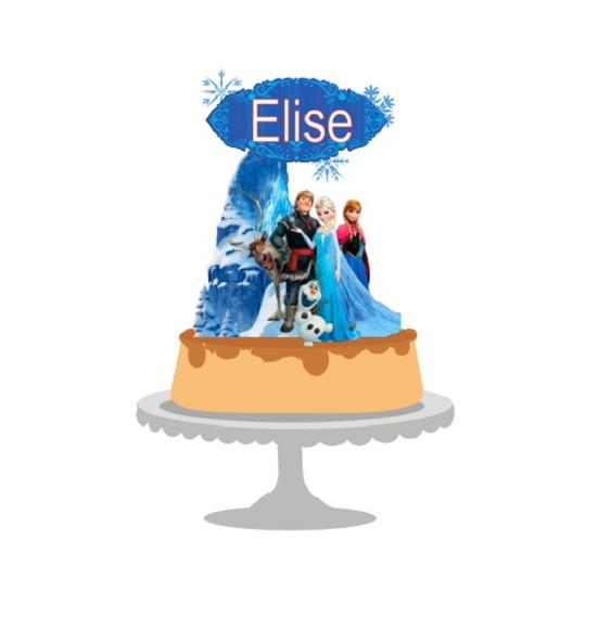 Topo de Bolo Frozen