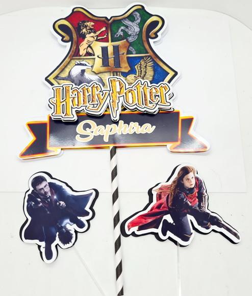 Topo de Bolo Harry Potter