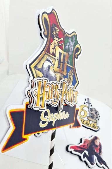 Topo de Bolo Harry Potter