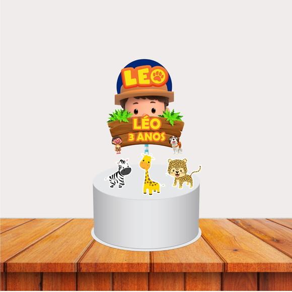 Topo de Bolo Léo o Guarda da Floresta
