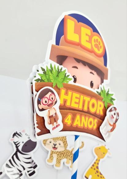 Topo de Bolo Léo o Guarda da Floresta