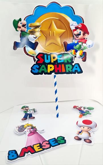 Topo de Bolo Mario Bross